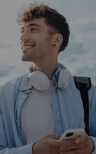 Customer support mobile header